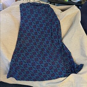 LuLaRoe Blue and Purple Maxi Skirt